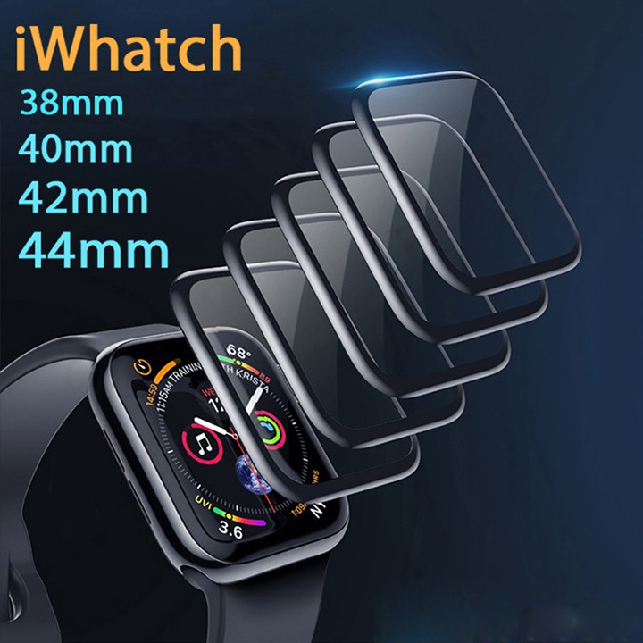 Cường Lực Apple Watch Nano Dẻo Bóng Full Màn Series 1/2/3/4/5/6 Full Size 38/40/42/44MM, Educase