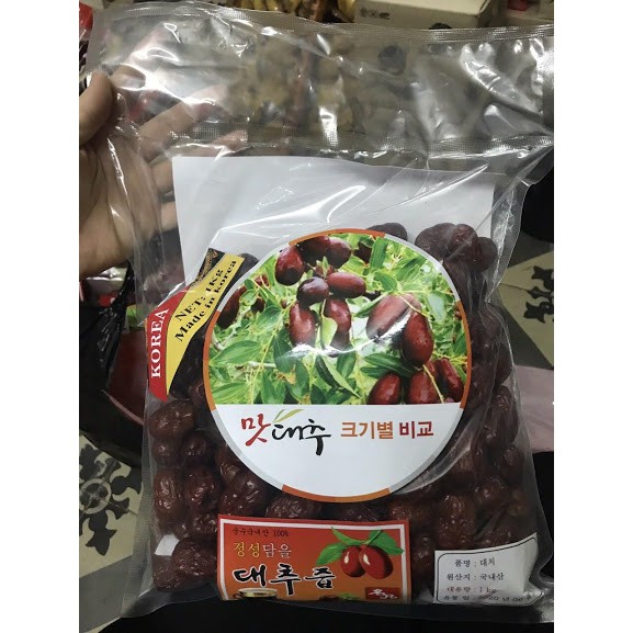 Táo đỏ Hàn Quốc sấy khô túi 1kg
