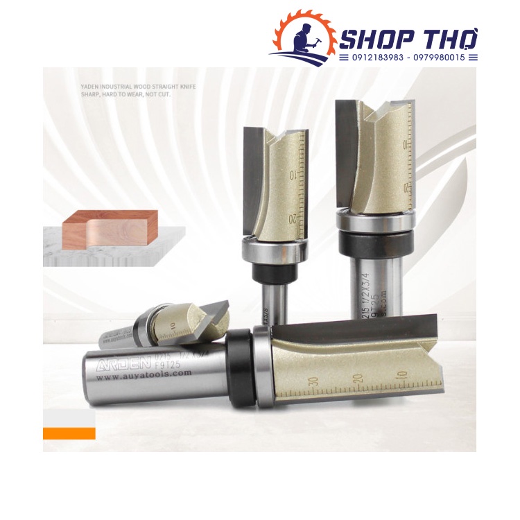 Mũi phay Arden bi trên 0215 chép hình cốt 6.35mm và 12.7mm