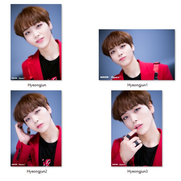 Postcard X1 bộ ảnh Flash của Naver x Dispatch kích thước 9x12 cm