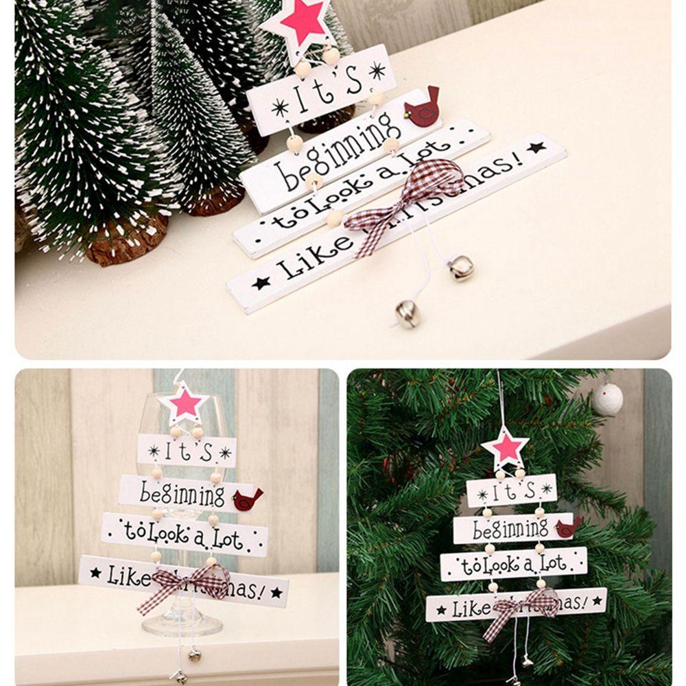 1 Nơ Gỗ Tự Nhiên Trang Trí Cây Thông Noel DIY