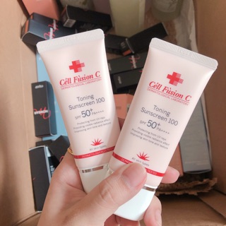 Kem chống nắng Cell Fusion C hồng 30ml nâng tone
