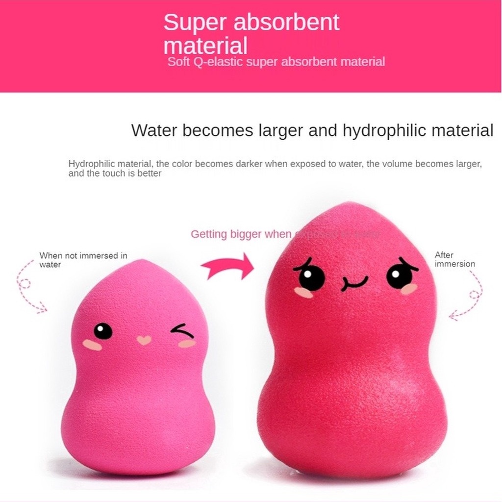 Makeup Sponge, Wet & Dry, Makeup Accessories, Pretty Egg, Face Makeup Remover Face Makeup Remover, very soft.