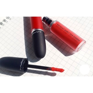 Son Kem Mac Powder Kiss Liquid Lipcolour – 987 Smash (Đỏ Tươi)