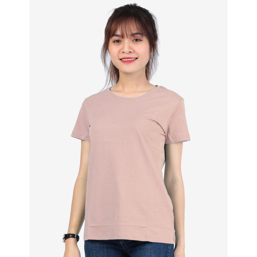 Áo Thun Nữ Cao Cấp 100% Cotton - Hồng Đất