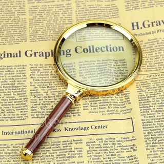 Hot 90mm Handheld 10X Magnifier Magnifying Glass Loupe Reading Jewelry