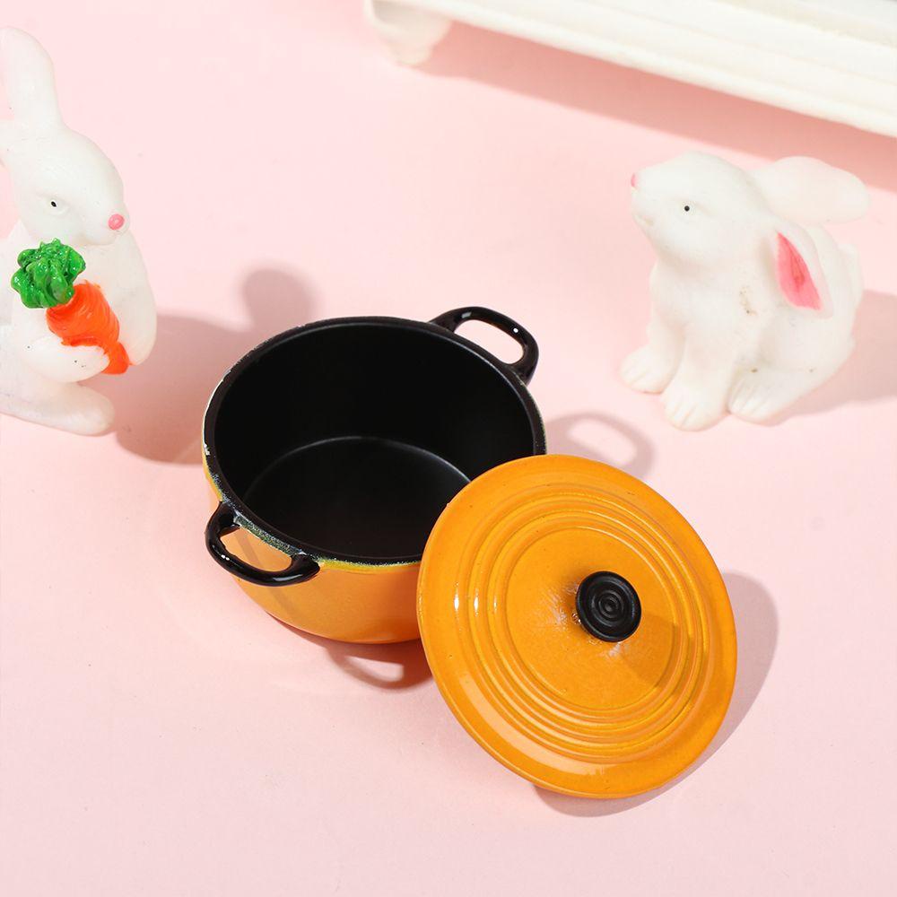 RAINBOW Mô Hình Nồi Súp Mini Tỉ Lệ 1: 12 Trang Trí Nhà Cửa