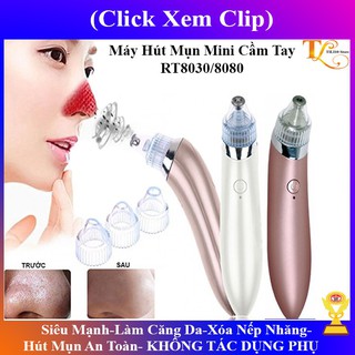 [Hàng Loại 1] Máy Hút Mụn RT8080,8030 Siêu Sạch Với  Cấp Độ Làm Căn Da Xóa Nếp Nhăn - Màu Hồng Da