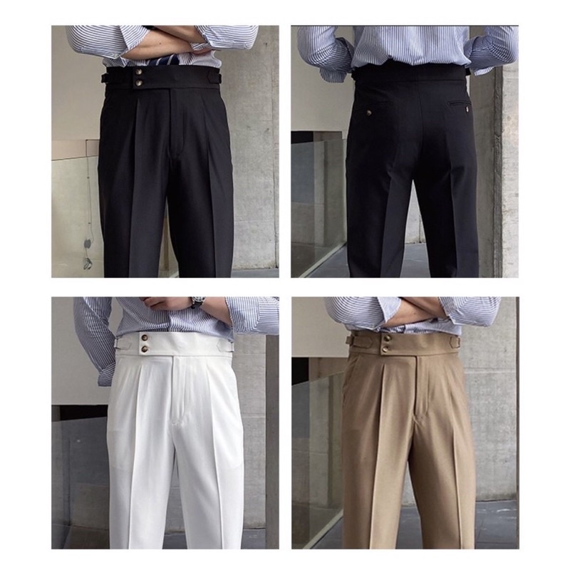 Quần Baggy Nam Cạp Cao, Có Kèm Hộp , Dáng Lửng, Chất Vải Mềm Mịn, Thoáng Mát , Phong Cách Hàn Quốc