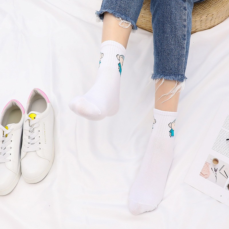 Tất nam nữ cổ cao nhân vật hoạt hình Shin cực đẹp TN20 dễ thương