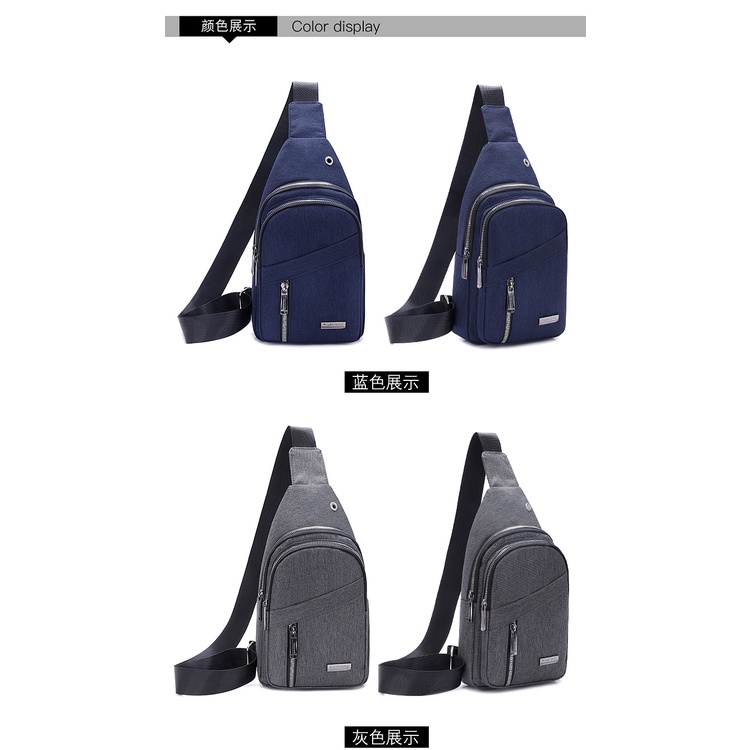 Túi đeo trước ngực thời trang năng động tùy chọn màu sắc cho nam