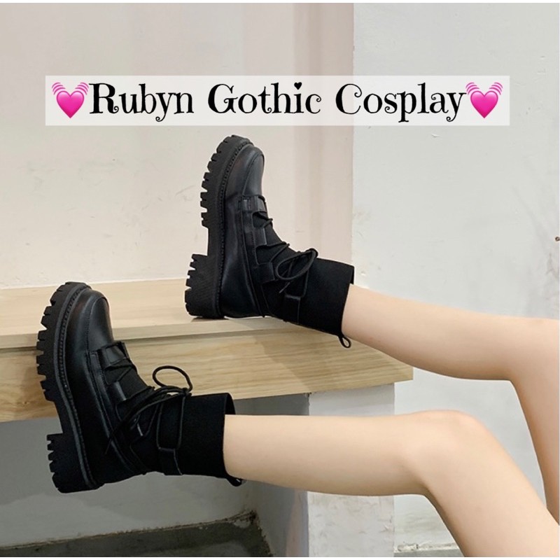 [Sẵn] 🔥 Giày Boots Chiến Binh cổ cao buộc dây cá tính mẫu mới 2021 ( Size 35 - 40 )