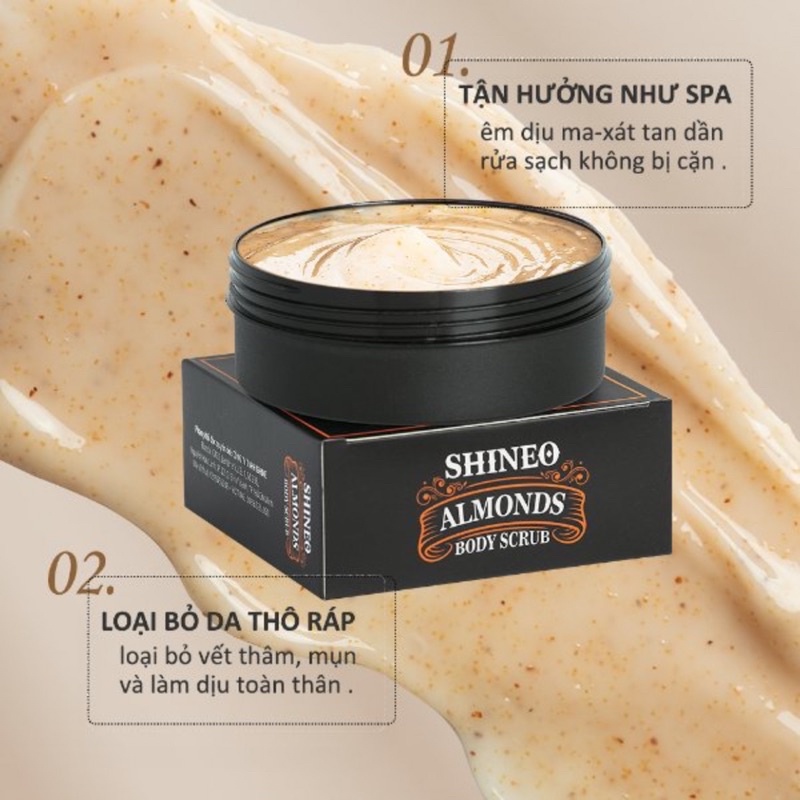 SHINEO | Tẩy tế bào chết toàn thân dạng gói ( 25gram )