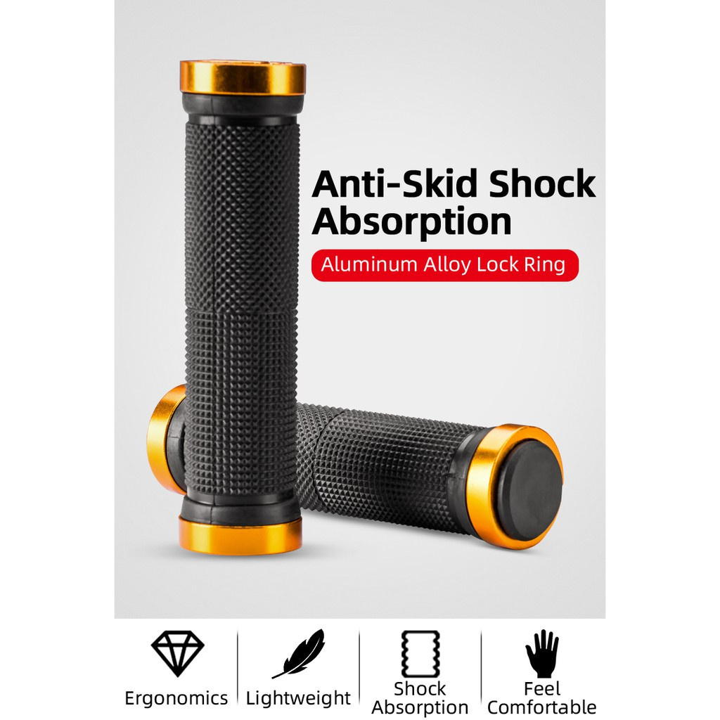 Rockbros Vỏ Bọc Tay Lái Xe Đạp Bằng Cao Su Chống Sốc Thoải Mái Tiện Dụng