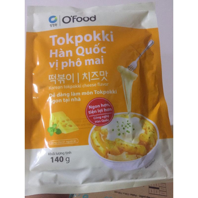 Bánh Gạo tokpokki vị pho mai thơm ngậy chuẩn vị hàn quốc gói 140g | BigBuy360 - bigbuy360.vn