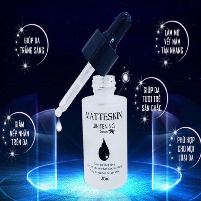 Serum Matteskin Whitening giúp trẻ hóa làn da,dưỡng da ngăn ngừa mờ thâm nám tàn nhang