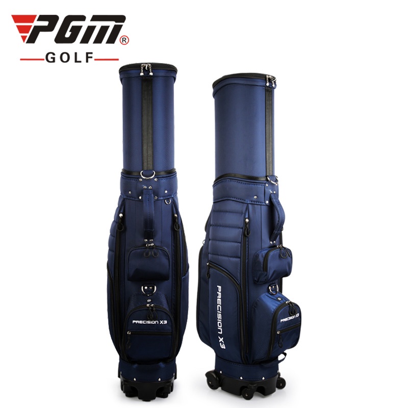 Túi Gậy Golf Fullset Nắp Cứng 4 Bánh Đa Năng Có Phanh - PGM QB062 4 Universal Wheel Golf Bags With Brakes