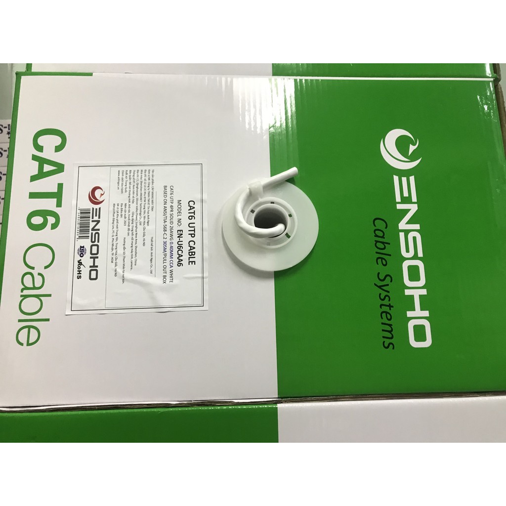 Dây cáp mạng ENSOHO CAT6 UTP EN-U6CAA6