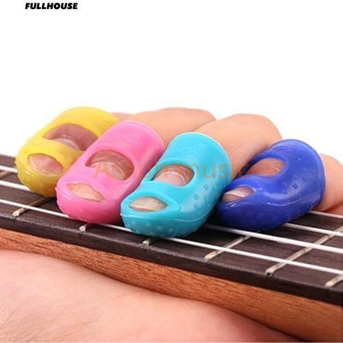 Bộ 4 Đầu Bọc Bảo Vệ Đầu Ngón Tay Dùng Khi Chơi Đàn Guitar