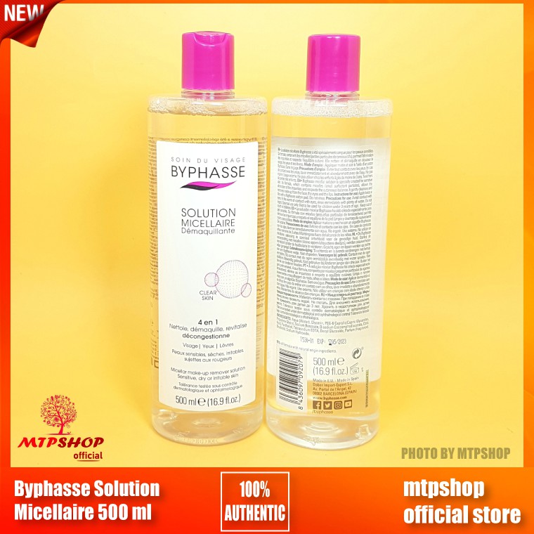 Nước Tẩy Trang BYPHASSE Solution Micellaire Face