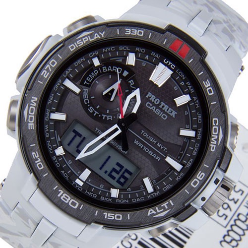Đồng hồ nam Casio G-shock PRW-6000SC-7DR CẢM BIẾN BỘ BA Cao độ kế, Khí áp kế/Nhiệt kế,La bàn số chống nước 200m BH 12TH
