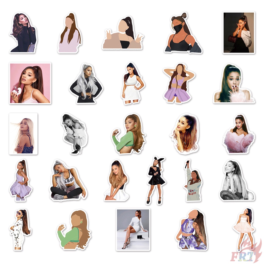 ❉ Ariana Grande - Series 03 POP Singer Actress Stickers ❉ 52Pcs/Set Superstar DIY Fashion Mixed Waterproof Doodle Decals Stickers