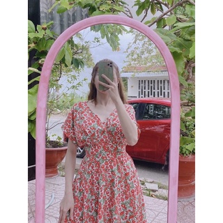 váy hoa maxi trẻ trung