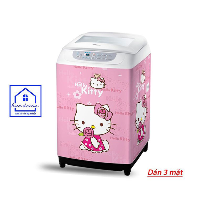 Tổng kho sỉ - lẻ miếng dán máy giặt Hello Kitty siêu dễ thương