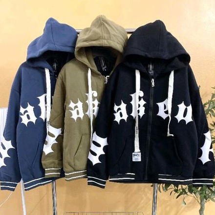 Áo khoác Bomber mũ chất nỉ cao cấp HT03885 (hàng quảng châu)