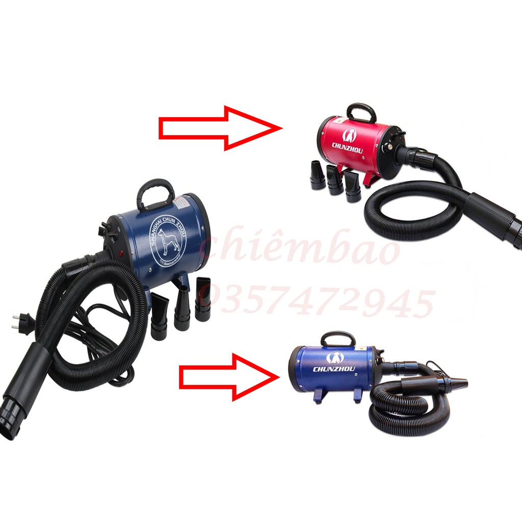 Máy sấy công nghiệp chó mèo bs2400- CHÍNH HÃNG -giao màu ngẫu nhiên