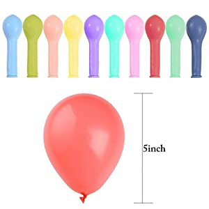 200 quả bóng cao su pastel loại 5 inch (12cm) size mini trang trí sinh nhật,tiệc cưới,hội nghị