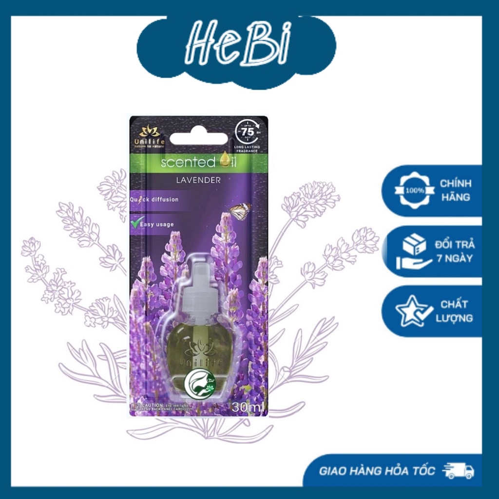 Tinh dầu nước hoa thơm phòng Unilife lọ 30ml mùi hương oải hương mơ mộng