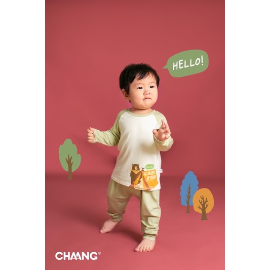 Chaang bộ dài tay cho bé Chaang Park mặc thu đông  AW22D10