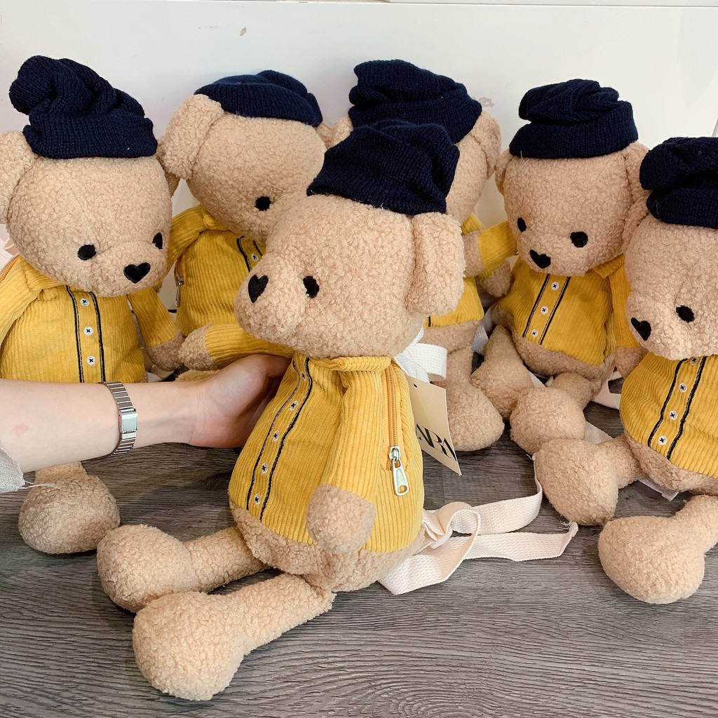 Balo gấu vàng Zara