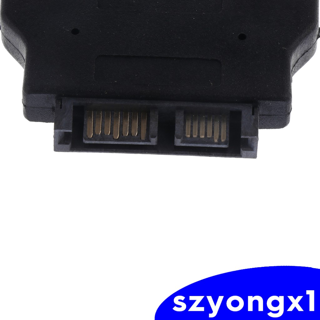 Đầu Chuyển Đổi 2.5 / 3.5 '' Inch Sata 22pin Female Sang Slim Sata 13pin Male