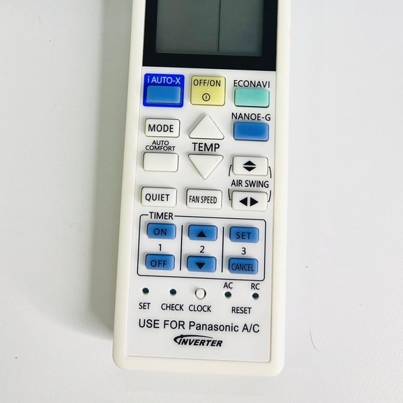 Remote Điều Hòa Máy lạnh Panasonix Inverter mẫu lớn [tặngpin]