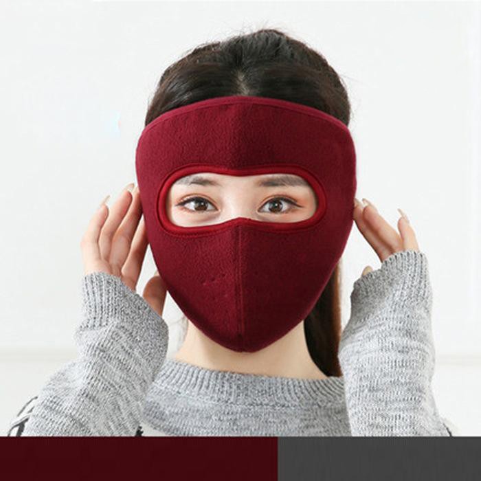 Khẩu trang ninja vải nỉ dán gáy che kín tai chống nắng chạy xe phượt nam nữ hè 2020 - khau trang ni Shop_Quantutai