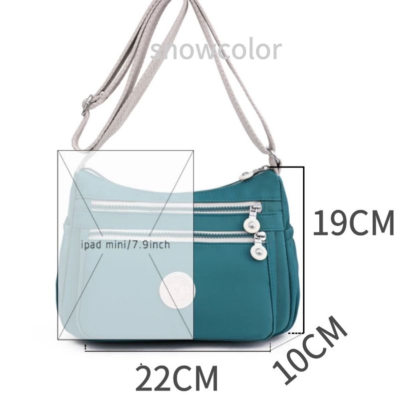 Túi Đeo Chéo Canvas Chống Thấm Nước Phong Cách Hàn Quốc Beg Silang Perempuan Wanita Murah Cantik Cho Nữ