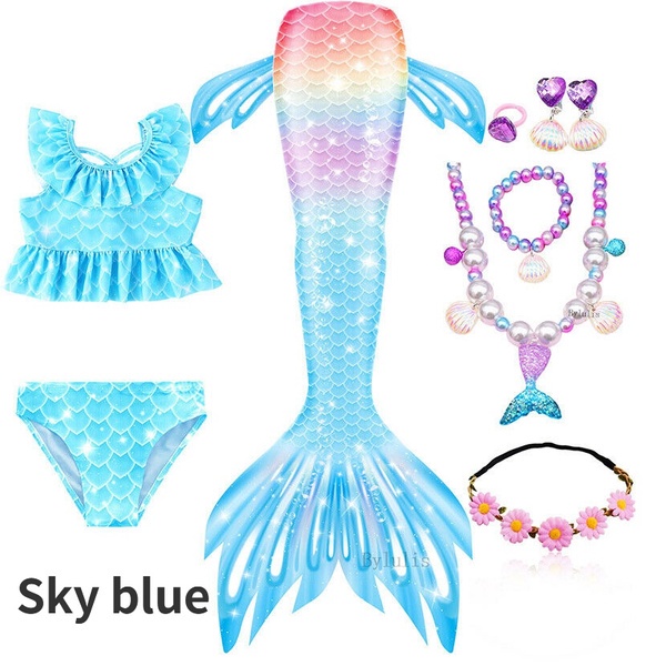 Đồ Bơi Có Đuôi Nàng Tiên Cá Cho Bé Gái