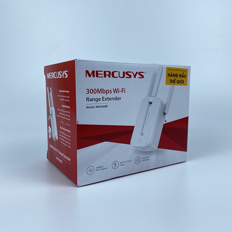 Kích sóng wifi MERCUSYS 2.4GHz 3 râu 300Mps LUVIBA TB01