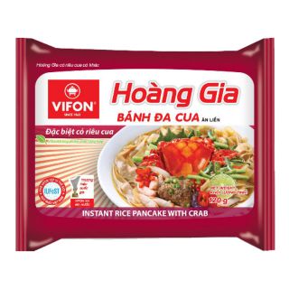 4 GÓI Bánh Đa Cua Hoàng Gia Gói 120G