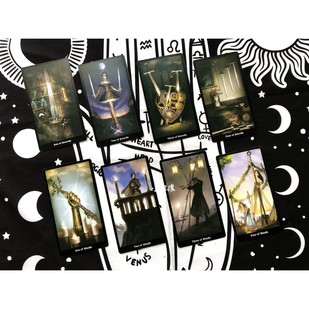 Bộ Bài Tarot Tiếng Anh Hình Tháp Eiffel Cao Cấp