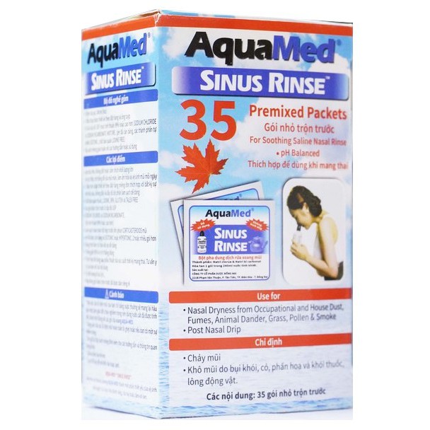 SMILE LIFE | Bộ rửa mũi Water Pulse + 6 gói Muối Aquamed ® - THÔNG SẠCH MŨI NGĂN NGỪA VIÊM XOANG