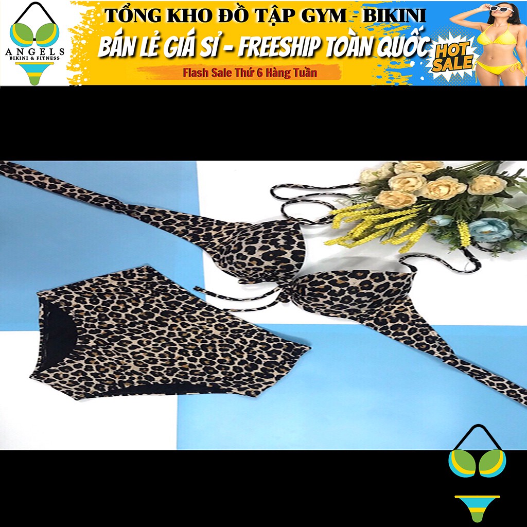 Bikini Bộ Đồ Bơi Hai Mảnh Họa Tiết Beo Freesize BHV027 [ Giá Sỉ ] | BigBuy360 - bigbuy360.vn