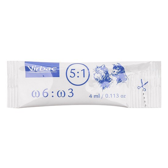 1 GÓI 4ML - Gel Dinh Dưỡng Virbac Megaderm Giúp Mượt Lông, Da Và Giảm Ngứa Chó Mèo