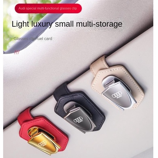 Hộp Đựng Mắt Kính Có Kẹp Gắn Xe Hơi Audi A6L / A5 / A4L / A3 / A1 / Q2L / Q3 / Q7 / Q5L
