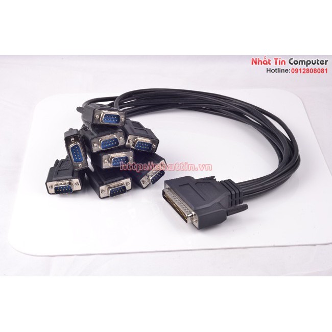 Card chuyển đổi khe PCI express sang 8 cổng Com RS232 SYBA Chính Hãng