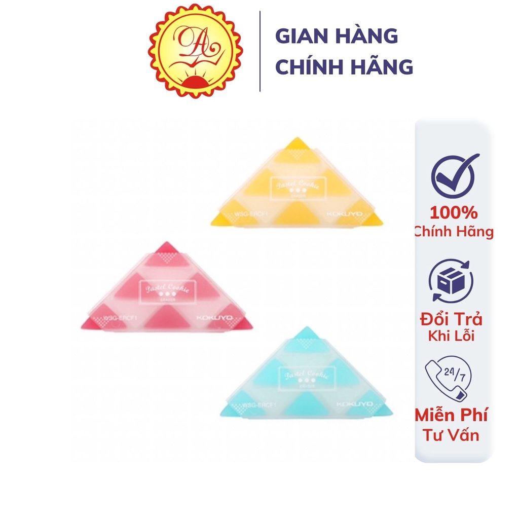 Tẩy bút chì Campus KOKUYO tam giác mềm mại tẩy sạch nhiều màu sắc