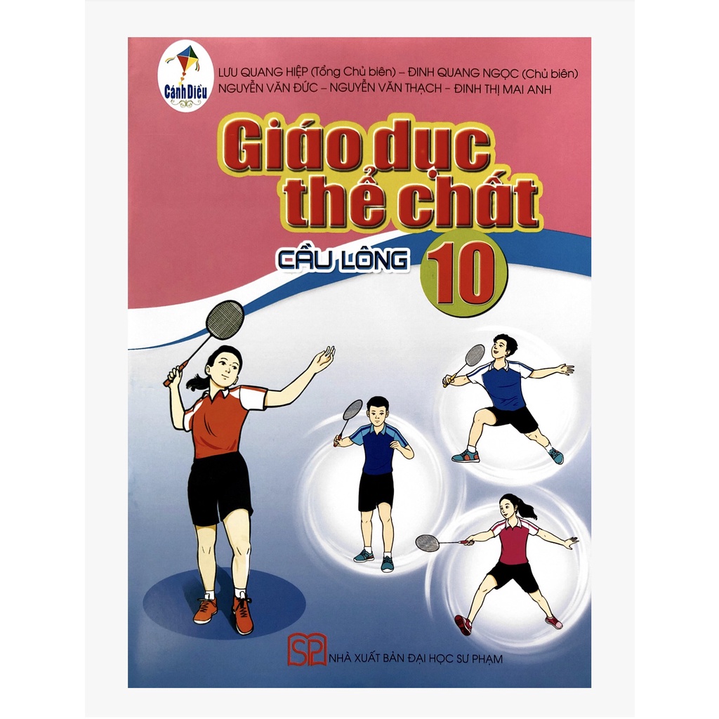 Sách - Giáo dục thể chất 10 - Cầu lông - Cánh Diều (bán kèm 1 thước kẻ)