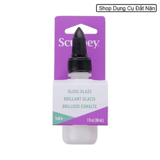 Dầu sơn bóng cho đất sét polymer Sculpey, Fimo, đất sét nhật, đất sét tự khô, đất nặn - Gloss Glaze Sculpey 30ml